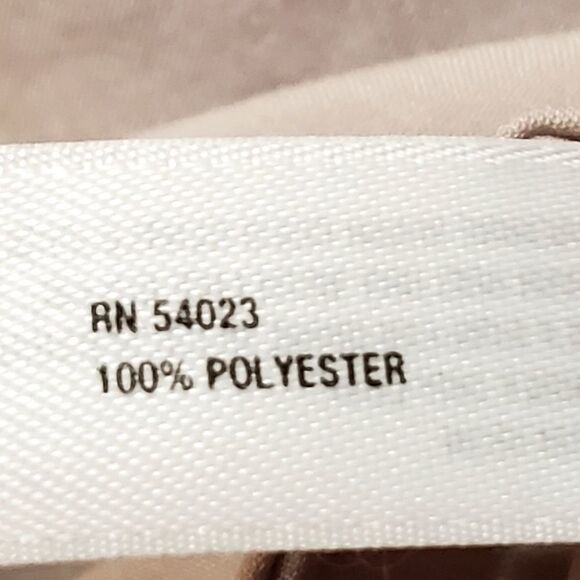 🔺️Gap Taupe Satin Scoop Neck Sleeveless Top Large - Picture 7 of 8